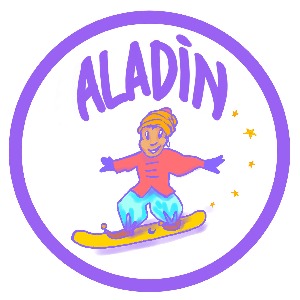 Ridersystem Snowboard Sticker Aladin